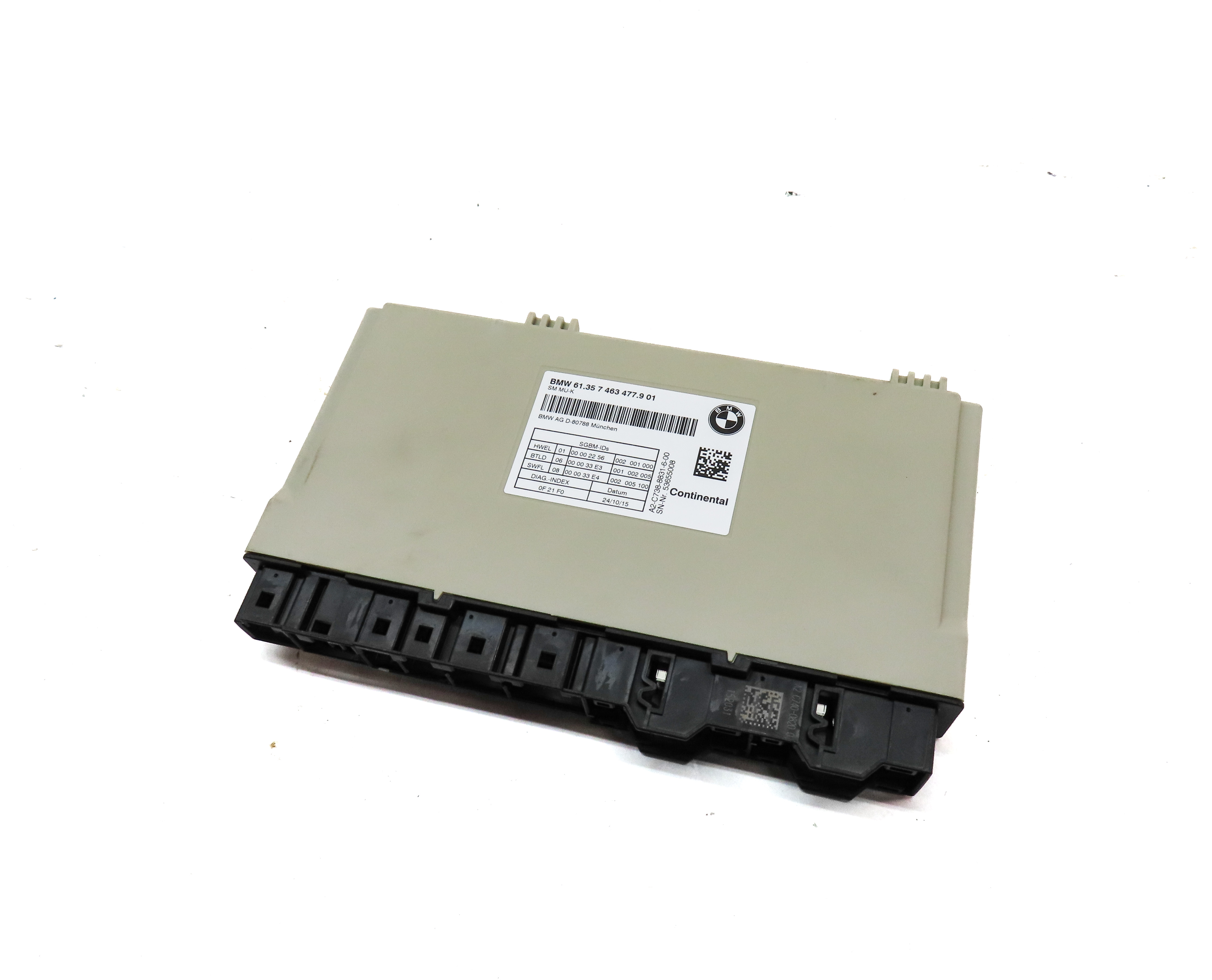 16-23 BMW 5 M5 7 X3 X4 X5 X7 G01 FRONT RIGHT HEATED COOLED SEAT CONTROL MODULE — exact item pictured